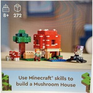 LEGO Minecraft: The Mushroom House (21179)